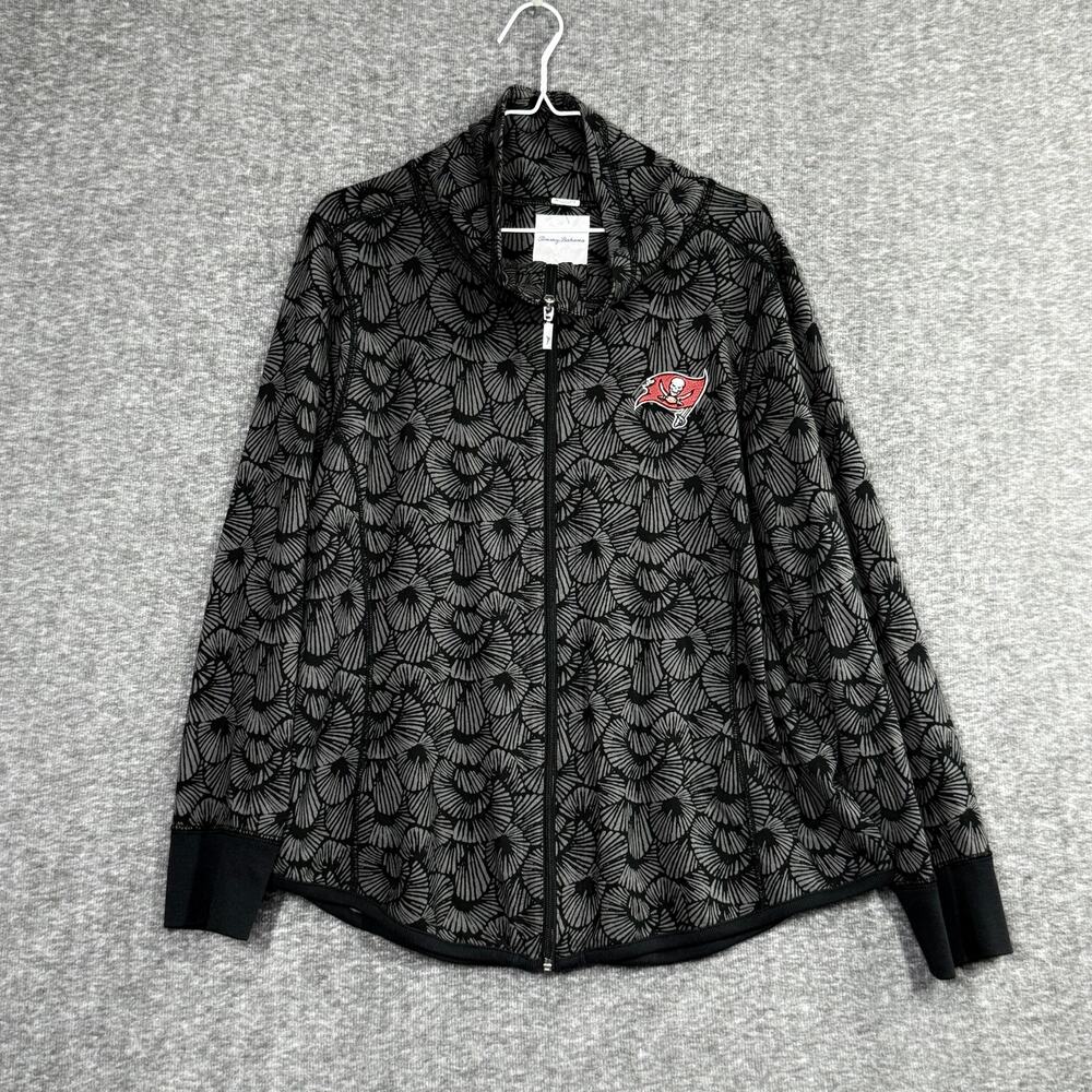 Tommy Bahama Tampa Bay Bucaneers NFL Sweatshirt Jacket Large Shall We Dance XL